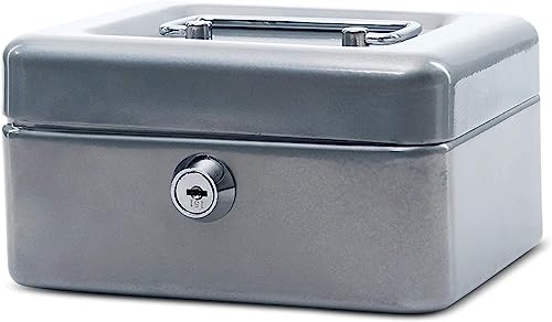 MAUL Caisse à monnaie Mini 15,2 x 12,5 x 8,1 cm Argent
