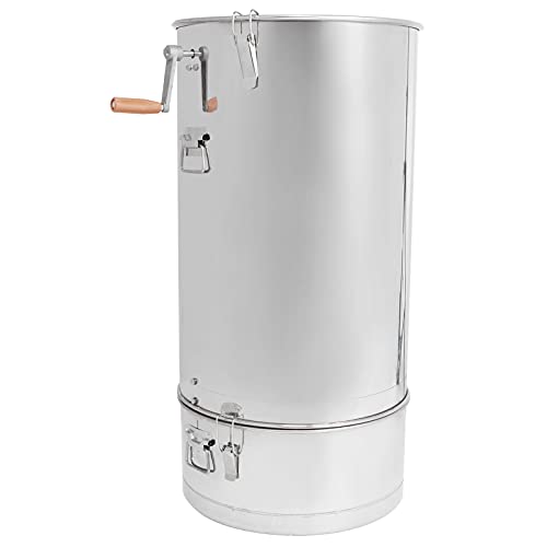 TINKO Honigschleuder Manuell Manueller Honigschleuder Edelstahl Honigzentrifuge Separator Imkereibedarf – Bild 7