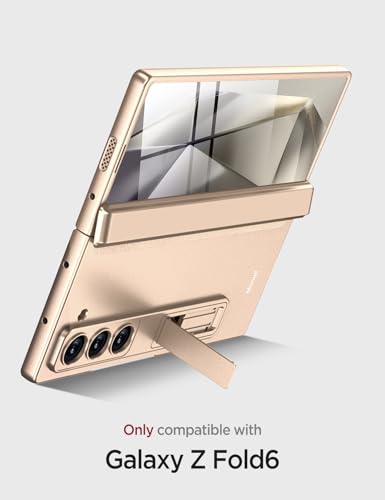 Coque Samsung Fold 6 robuste anti-rayure avec support réglable et protection charnière - 2
