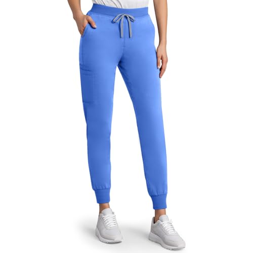 Pantalon de travail médical femme avec taille élastique respirant léger XS-2XL