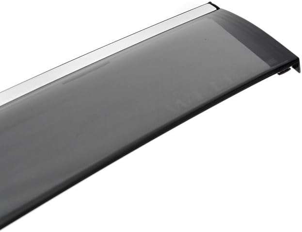 WellVisors Window Visors Wind Deflectors Compatible with Toyota Grand Highlander & Lexus TX350 TX500h 2024-2026 with Chrome Trim Rain Guards 3-847LX036