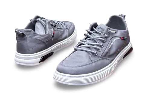 Image of Men's Casual Sneakers, Lace-up Style with Air Cushion Sole, Casual Shoes for Men