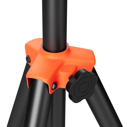 NBVOICE Speaker Stands Tripod Pair for Large Speakers - Adjustable Height 4.2 to 7.1-Foot, Durable Tripod with Non-Slip Rubber Feet, Portable with Carrying Bag for Stage, Studio, & Travel