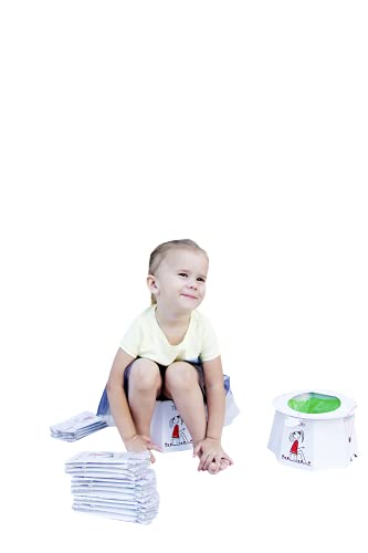 Zapa Tron ZAX6S, eenmalig inklapbaar potje voor kinderen, wit - Afbeelding 4