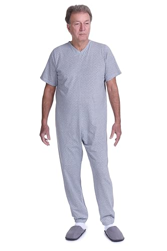 Pyjama d'été Ferrucci confort pour rester serein à la maison ou en Ehpad