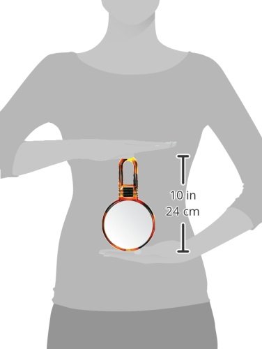 Danielle Creations Tortoise Folding Hand Mirror, 10X Magnification #TOP5