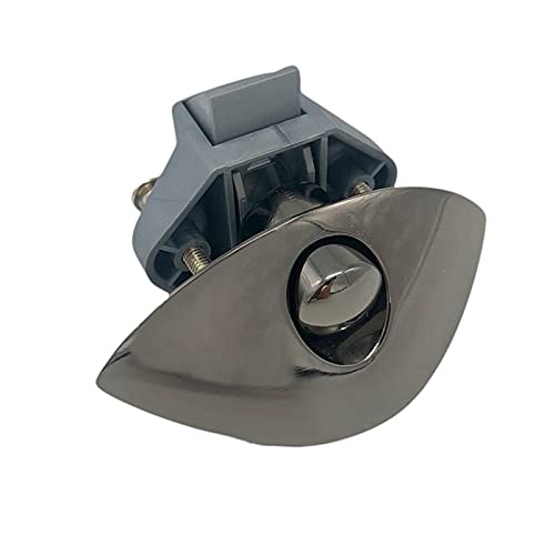 DOUKI RV Accessories Diameter 20mm Camper Car Half-Moon Push Lock RV Caravan Boat Drawer Latch Button Locks for Furniture Hardware (Color : 7hh803015-q)