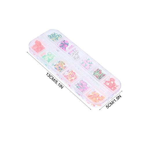 EXCEART 4 Caixas Artesanato D Natal Frutas Fatias Remendos Para Decalque Adesivos Estilo Flor Design