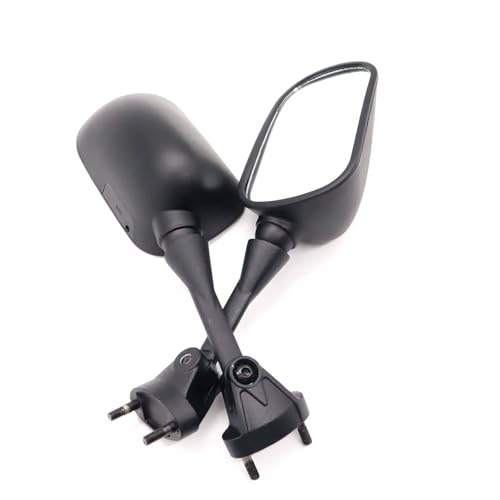 Espejos de manillar de motocicleta con cristal antirreflejos para Ninja ZX6R y ZX10R