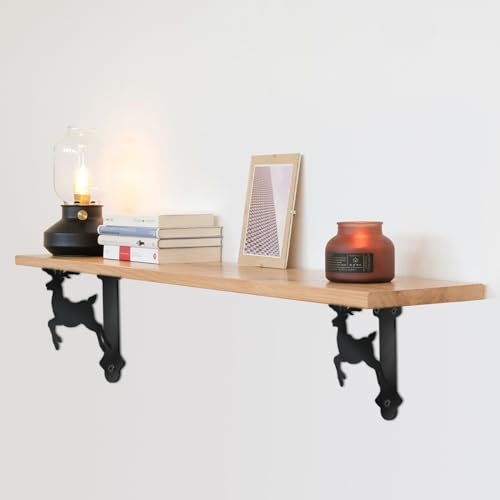 Support étagère fer noir SUPERDANT robuste 21x17cm charge lourde - 7