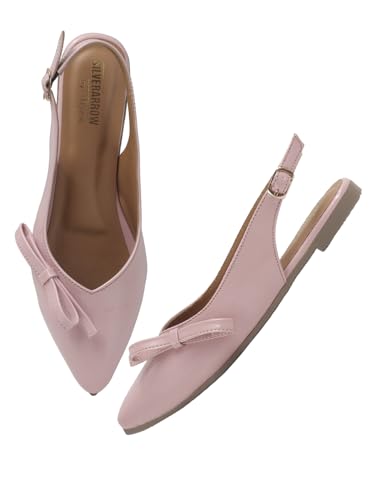 Image of SilverArrow Women's Flosmo Fashion Sandals|Mule Flats with Buckle Closure |Casual Wear