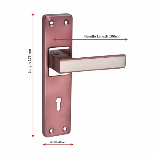Image of Milton Mortise Lock Set, Finish, Rose Copper - MHI-CON-555