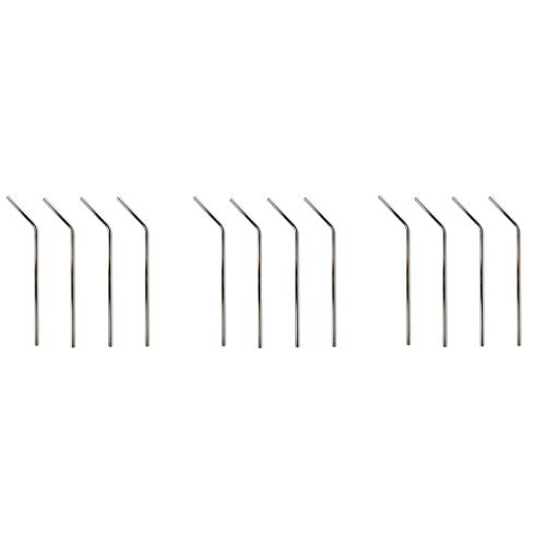 Pitillos de acero inoxidable Mian pack 12 unidades miniatura 1