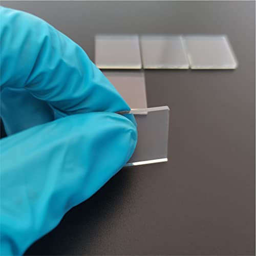 FTO Conductive Glass Transparent Fluorine-doped Tin Oxide 20×20mm SnO2:F Coated for Lab R&D Resistance 6~8 ohm/sq (20 Slices)