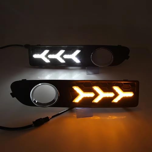 Luz de circulación diurna Volvo S80 faro DRL antiniebla LED intermitente bifuncional 4