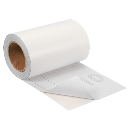uxcell Wood Grain Tape, 4" x33 Ft Self Adhesive Wood Grain Repair Patch for Baseboards, Doors, Floor Repair, Furniture Home Decor Creamy White