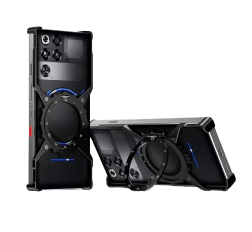 Red Magic 11 Pro�p�o���p�[ �A���~ �X�^���h ���M ���b�h�}�W�b�N11 Pro+�p�P�[�X �Ռ��z�� ���ϋv���J�o�[(�u���b�N)