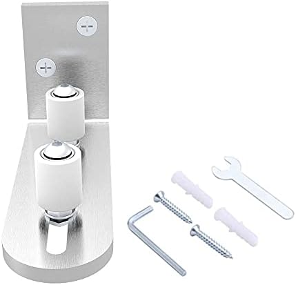 TSMST Adjustable Floor Guide Sliding Barn Door Wall/Door Bottom Guide Stainless Steel Style