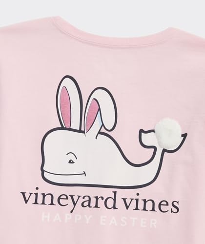 vineyard vines Girls' Fuzzy Easter Bunny Whale Long-Sleeve Pocket Tee3