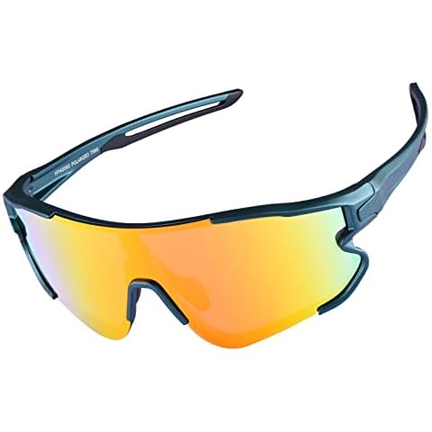 MIAROZ Polarised Sports Sunglasses for Mens Womens, Lightweight TR90 Frame Design MTB Sunglasses, UV Protection for Outdoor Sports Cycling Running Golf Fishing Cover
