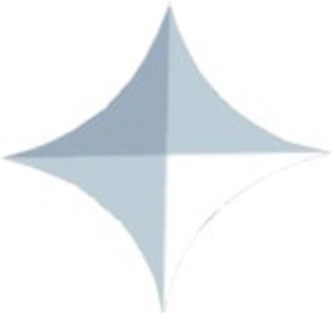 Clear Concave Pointed Star Bevels 3-7/8