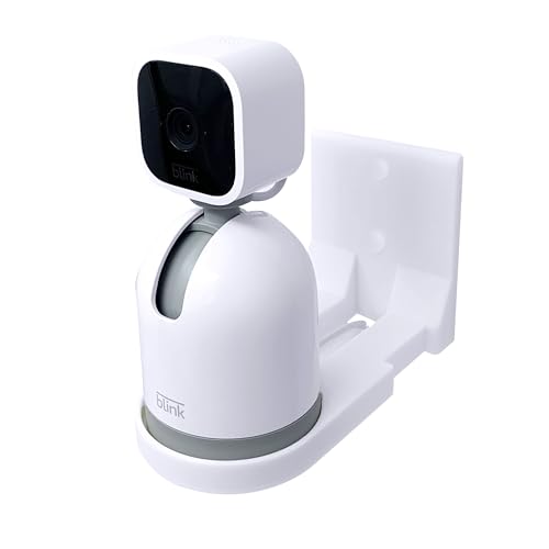 Screwless Wall Mount for Blink Mini Pan Tilt Camera Easy to Install Holder No Mess Strong VHB Holder with Screw in Option