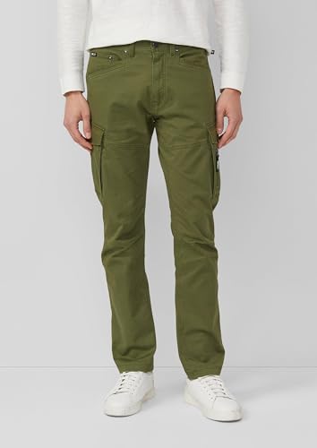 s.Oliver Herren Hose – Regular Fit, Straight Leg, Cargotaschen – Ansicht 3