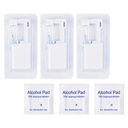 FOMIYES 3 pçs ferramenta piercing de orelha descartável kit piercing de orelha de segurança ferramen