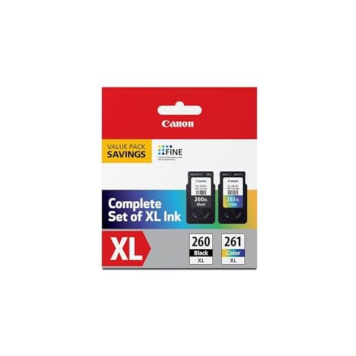 Canon PG-260 XL / CL-261 XL Value Pack, Compatible to TR7020, TS6420, and TS5320 Printers, Multi, Once Size (3706C005)