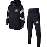 Nike Air (939624-011) NIKE Air Chándal, Niños, Black/dk Grey Heather/Black, XS