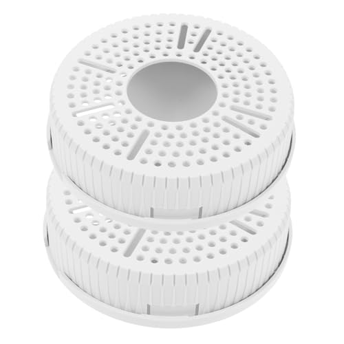 OSALADI 2Pcs Outdoor Dome Storage Box for Ceiling Mounting Space Wire Organizer for Security Camera and Speaker Bracket Use