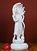 Lord Vishnu Statue, 31 cm Vietnam Marble Standing Idol, Hindu God Figure, Bhagwan ki Murti, Narayana Statue