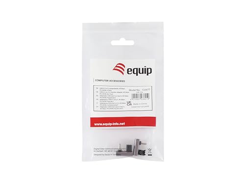 Equip Adattatore USB4 C a C 40Gbps PD240W Set 2 pezzi Nero-Grigio Alluminio - 5
