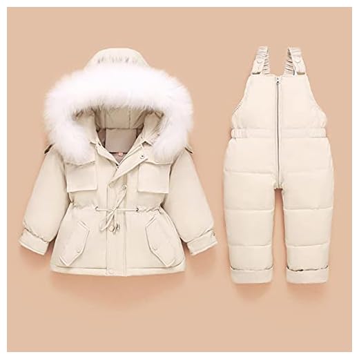 2021 vinterpojkar kappa pälskrage dunjacka för flickor tjock jumpsuit 1-4 år barn baby snowsuit småbarn overall