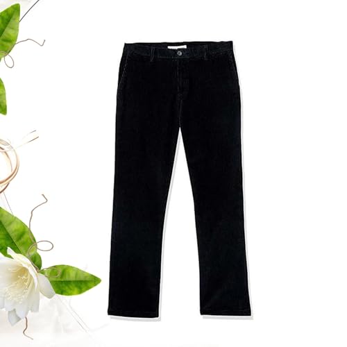 Corduroy Pants for Men Classic Business Office Casual Trousers Fashion Pleated Warm Straight Winter Pants with Pocket3