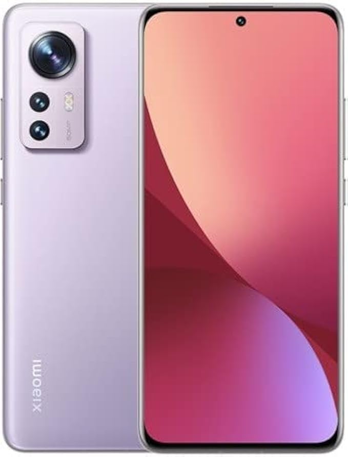 Xiaomi 12X 5G + 4G LTE 256GB + 12GB Global Unlocked 6.28" 50MP Pro Grade Camera (ONLY Tmobile/Mint/Tello USA Market) + (w/Fast Car Charger Bundle) (Purlpe)