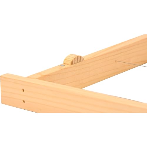 Luxus-Insektenhotels Holz-Rähmchen für Einraumbeute im 10er Set mit waagerechter Drahtung - Imkerei-Holz-Rahmen für Wabenbildung - Imker-Zubehör - 33 x 3 x 45 cm - Natur