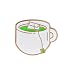 4 Couleurs Tasse de thé Vert Tasse de thé Chat Broche Mignonne pour Les Femmes et Les Filles fête Bijoux Cadeau d'anniversaire, 1 Nouvelle Sortie