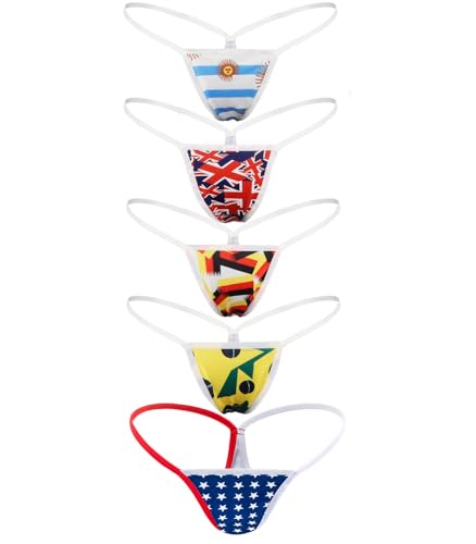 ETAOLINE Women's Low Rise Micro Back G-string Thong Panty Underwear