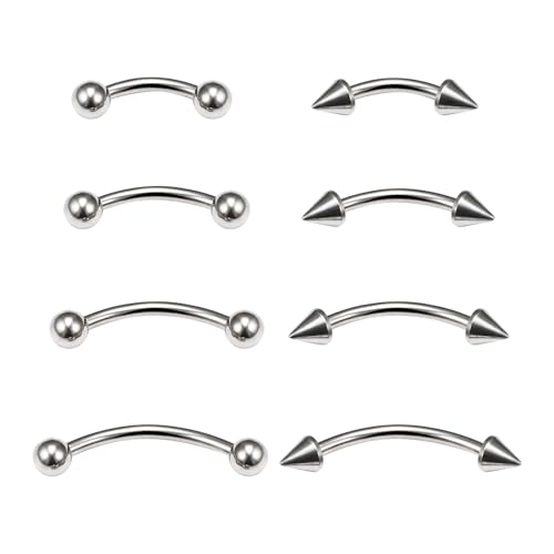 body piercing rings gemstone