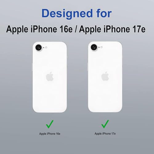 Image of Zapcase Back Case Cover for iPhone 16e | Compatible for iPhone 16e Back Cover | Case Cover with Camera Protection | (TPU + PC | Translucent Black)