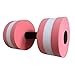 kowaku Aquatic Dumbbell Bar Aquatic Barbell Water Sports Pool Fitness Aquatic Weights Lightweight Men Women EVA Water Dumbbells, Pink