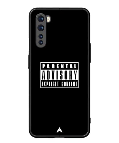 Image of Premium Explicit Case for Oneplus Nord Soft-Touch Metal TPU Back Cover, Shockproof, Designer, Aesthetic Mobile Phone Case (Glossy Finish)