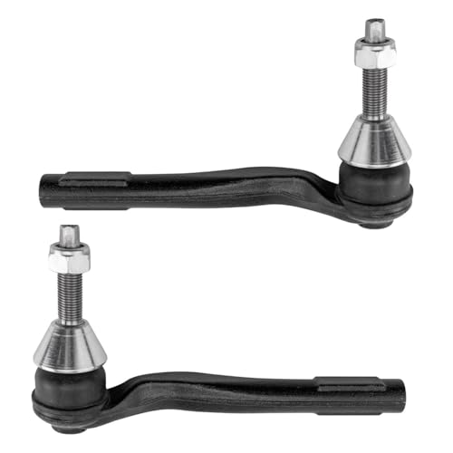Image of Detroit Axle - RWD 8pc Front End Kit for Mercedes-Benz C300 C350e CLS450 E300 E450, 2 Lower Forward Control Arms w /Ball Joint 2 Sway Bar Links 4 Inner Outer Tie Rods Replacement