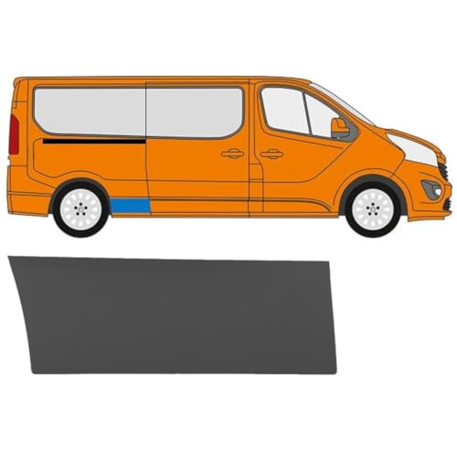 Moulure latérale arrière droite Renault Trafic 2015 2016 2018 2020 plastique
