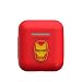 Marvel Avengers Endgame AirPods Case Protective Silicone Cover and Skin Compatible with Apple Airpods 1 & AirPods 2 [Front LED Not Visible], Iron Man (Red)