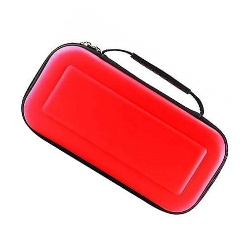 NUOBESTY Game Console Carry Case for Shockproof Pouch with Slot Storage Durable PU Material Comfortable Non Slip for Travel and Gaming Accessories