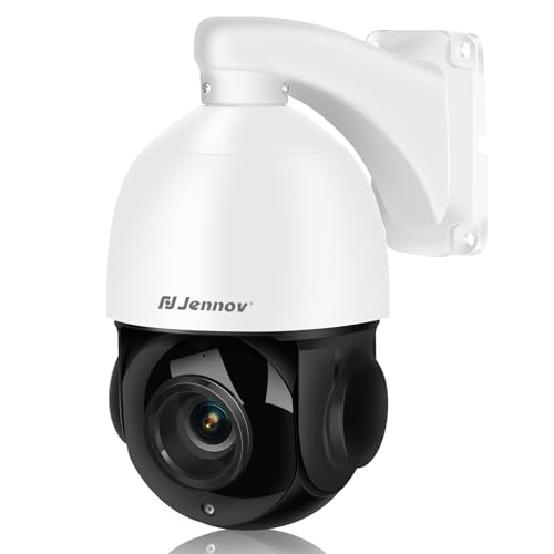 Jennov 4K 8MP Outdoor PTZ IP POE Camera Pan Tilt 20X