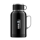 Auto-Wasserkocher, tragbar, 1500 ml, 12/24 V Töpfe, Heißwasserkocher, für Camping, tägliches Pendeln, Roadtrip, Outdoor, Reisen, Fahren