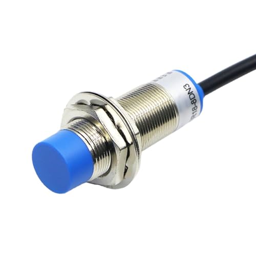 Capacitive Proximity Switch CM18 LJC18 Sn: 8mm DC6-36V AC90-250V NPN PNP NO NC NO+NC capacity proximity sensor (Color : Sn distance 0-5mm, Size : NPN_NO)